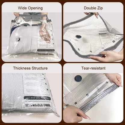Travel Space Pro Vacuum Saver Kit – Device + 15 Bags [Full Kit – All Sizes]